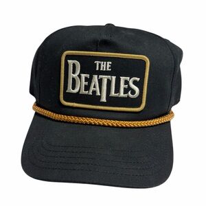 The Beatles American Needle Adjustable Snapback Cap Black Gold Rope Hat